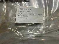 Apok 7035 satijn alu muurkap - afbeelding 3 van  4