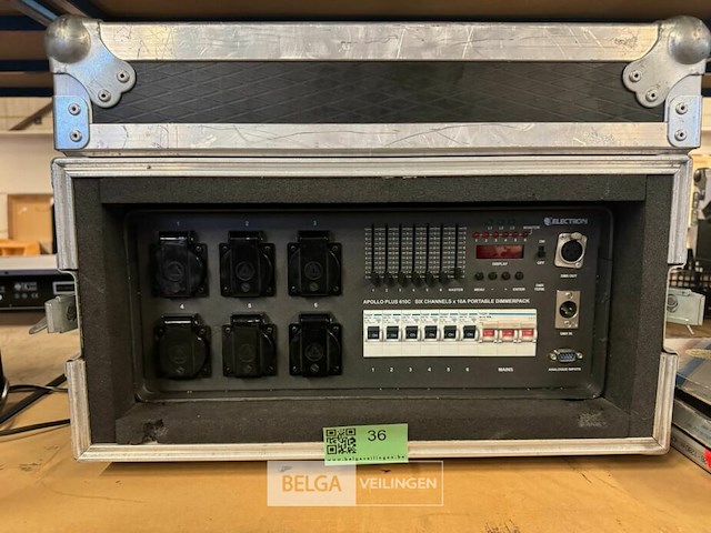Apollo plus 610c 6 channels x10 portable dimmerpack - afbeelding 1 van  4