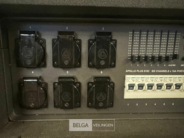 Apollo plus 610c 6 channels x10 portable dimmerpack - afbeelding 4 van  4