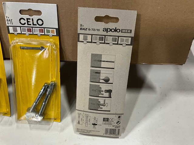 Apolo mea baz 8-72/10 inslagankers 2 stuks (85x) - afbeelding 3 van  5