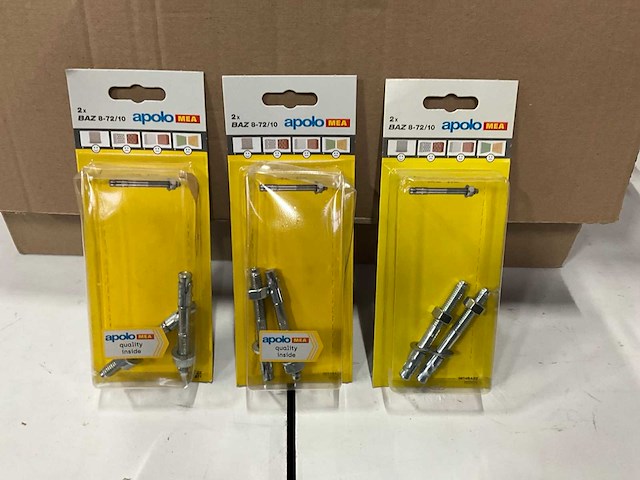 Apolo mea baz 8-72/10 inslagankers 2 stuks (86x) - afbeelding 2 van  5