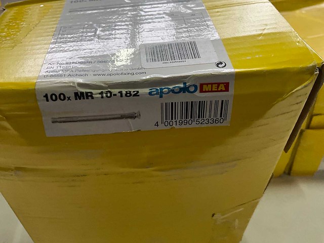 Apolo mea diverse raampluggen metaal 100 stuks (9x) - afbeelding 5 van  5