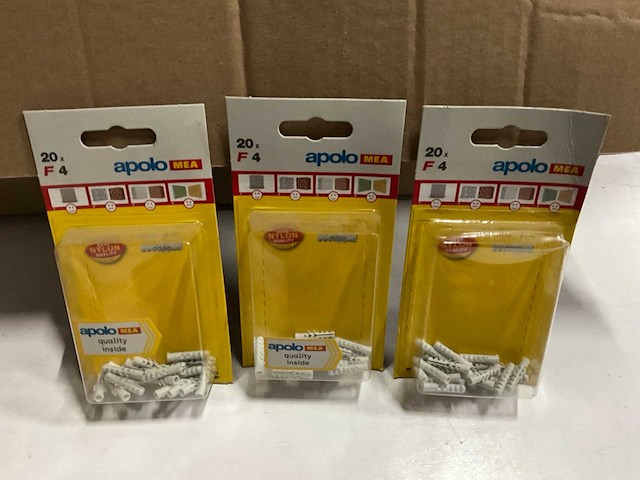Apolo mea f4 pluggen 20 stuks (55x) - afbeelding 2 van  6