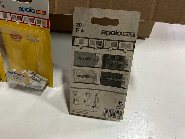 Apolo mea f4 pluggen 20 stuks (55x) - afbeelding 5 van  6