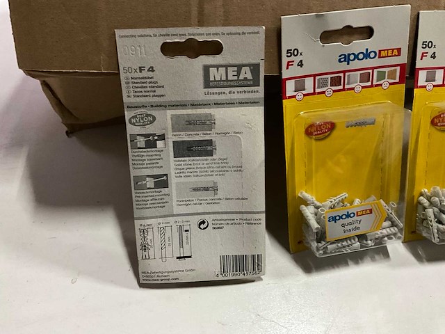 Apolo mea f4 pluggen 50 stuks (56x) - afbeelding 4 van  6