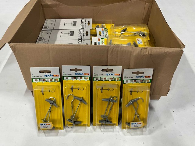 Apolo mea fk 3-85 hs veerankers met haak (50x) - afbeelding 1 van  5