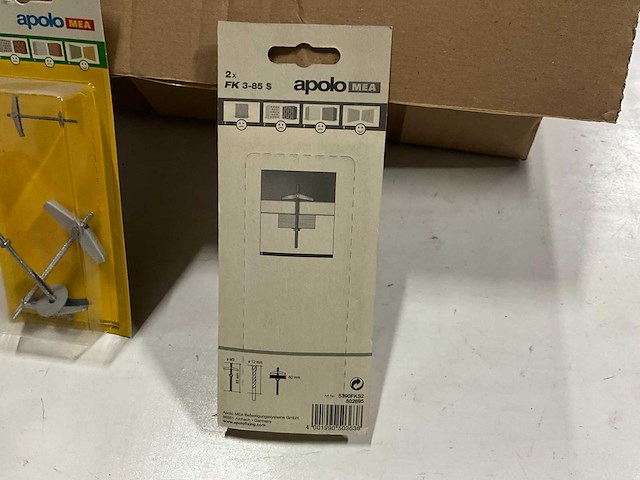 Apolo mea fk 3-85 s veeranker met schroef 2 stuks (45x) - afbeelding 4 van  5