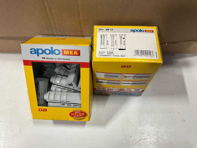 Apolo mea gb 12 pluggen cellenbeton 20 stuks (20x) - afbeelding 2 van  4
