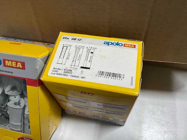 Apolo mea gb 12 pluggen cellenbeton 20 stuks (21x) - afbeelding 3 van  4