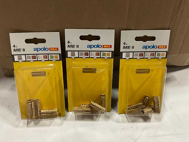 Apolo mea me 8 messingplug 4 stuks (65x) - afbeelding 2 van  5