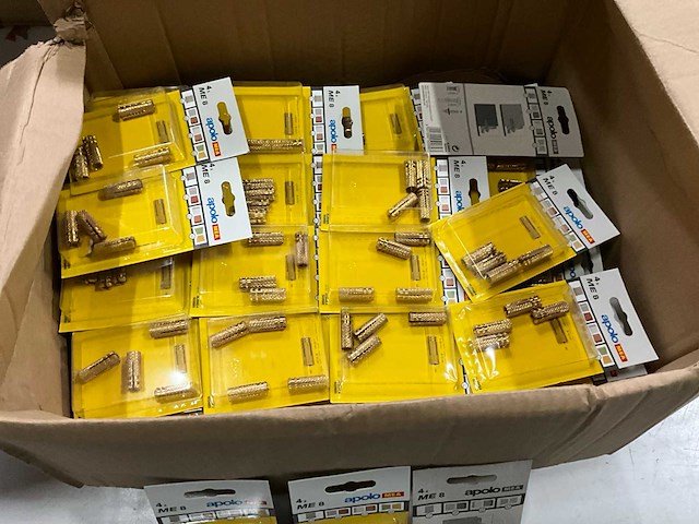 Apolo mea me 8 messingplug 4 stuks (65x) - afbeelding 5 van  5
