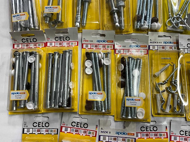 Apolo mea/celo mix kavel diverse bevestigingsmaterialen - afbeelding 5 van  11