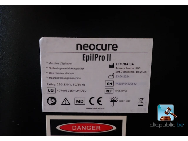 Apparaat voor laserontharing - afbeelding 9 van  9