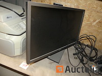 Apparatuur van bureautafel; pc-toren, scherm, toetsenbord, muis, printer - afbeelding 12 van  12