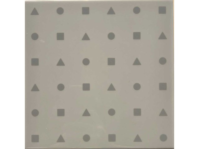 Appiani appianissima geometria 10g grigio glossy 20x20 cm - wandtegel 25m² - afbeelding 1 van  1