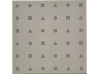 Appiani appianissima geometria 10g grigio glossy 20x20 cm - wandtegel 25m² - afbeelding 1 van  1