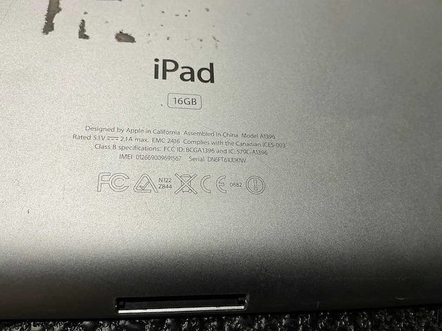 Apple ipad a1396 tablet (2x) - afbeelding 4 van  4