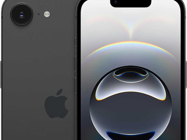 Apple iphone 16e 15,5 cm (6,1") dual sim ios 18 5g usb type-c 128 gb zwart - afbeelding 1 van  7