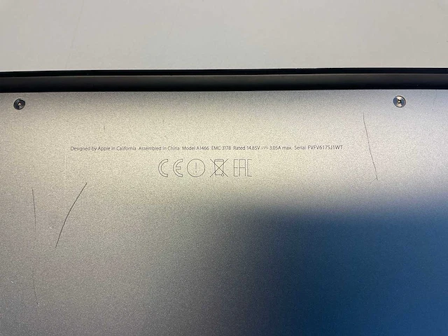 Apple macbook air a1466 laptop - afbeelding 3 van  6