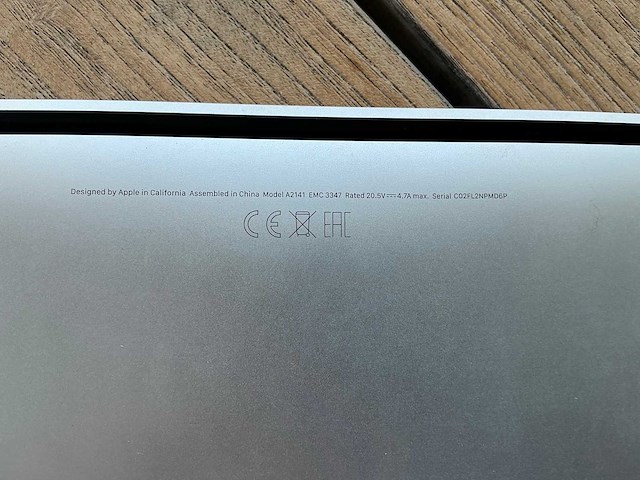Apple macbook pro a2141 emc 3347 macbook pro 16” - afbeelding 2 van  4