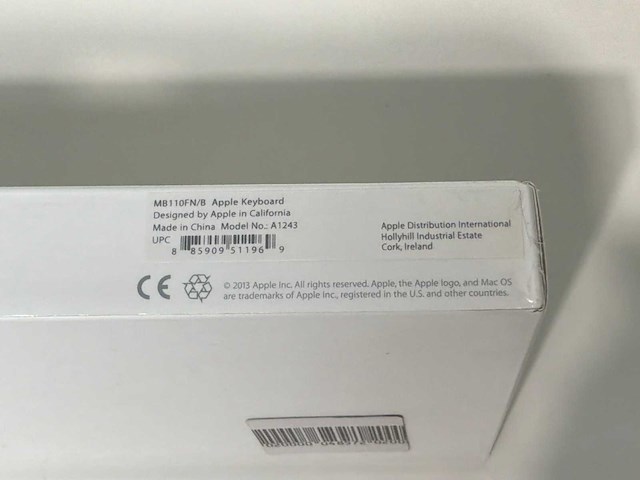 Apple mb110fn/b azerty toetsenbord - afbeelding 3 van  4