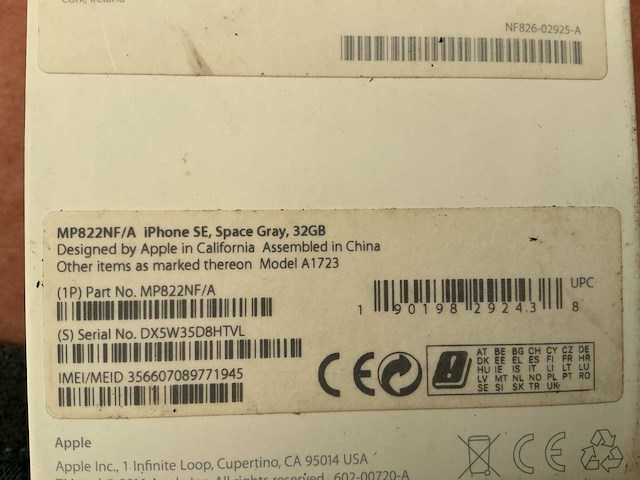 Apple mp8222nf/a iphone se - afbeelding 3 van  3