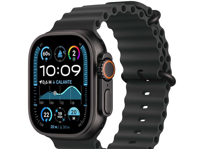 Apple watch ultra 2 oled 49mm digitaal 410 x 502 pixels 4g touchscreen zwarte gps (satelliet) - afbeelding 2 van  9
