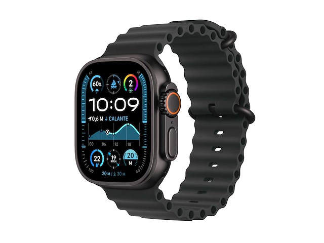 Apple watch ultra 2 oled 49mm digitaal 410 x 502 pixels 4g touchscreen zwarte gps (satelliet) - afbeelding 5 van  9