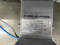Applicatietafel bubble-free bbf 2257 c.g led, bouwjaar 2015, serienummer ad0293, 0,9 kw, 230 v, ca. 5.5m, ce-gemarkeerd, werking niet gekend - afbeelding 3 van  3