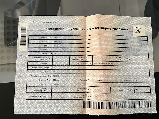 Aprilia futura moto - afbeelding 16 van  23