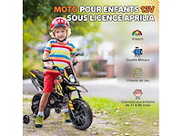 Aprilia heeft een licentie voor elektrische kindermotorfietsen met 2 x 12v motoren - afbeelding 4 van  5