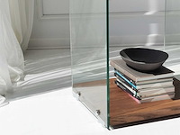 Aqua 3 boekenplank | gehard glas | natuurlijk - afbeelding 4 van  7