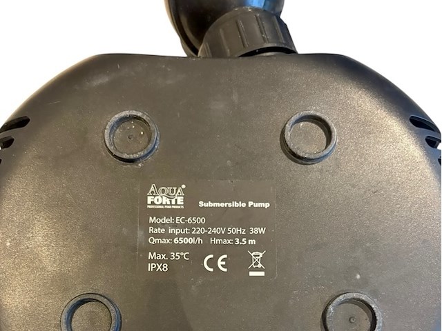Aquaforte ec-6500 vijverpomp - afbeelding 2 van  4
