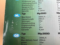 Aqualife masterpump mp3000 vijverpomp (3x) - afbeelding 9 van  9