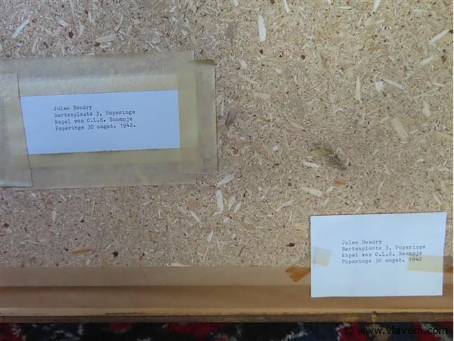 Aquarel achter glas, gesigneerd jules boudry - afbeelding 4 van  4