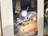 Aquarel van een avro lancaster - afbeelding 2 van  3