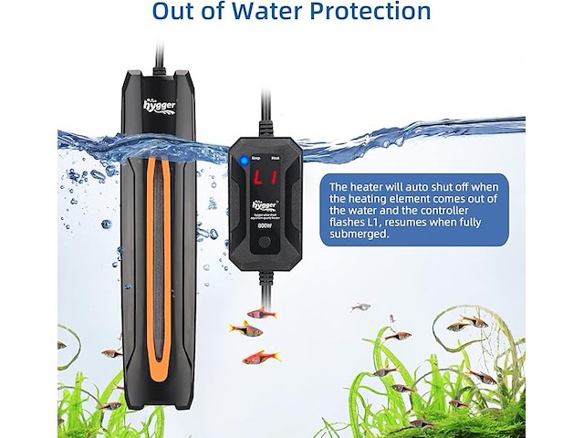 Aquarium heater instelbaar - ledscreen - afbeelding 4 van  5