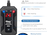 Aquarium heater instelbaar - ledscreen - afbeelding 3 van  5