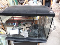 Aquarium met toebehoren - afbeelding 1 van  3