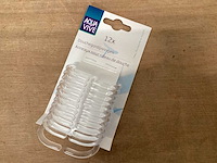 Aquavive douchegordijnringen pvc, set 12 stuks (540x) - afbeelding 1 van  4