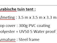 Arabic tent - afbeelding 2 van  2