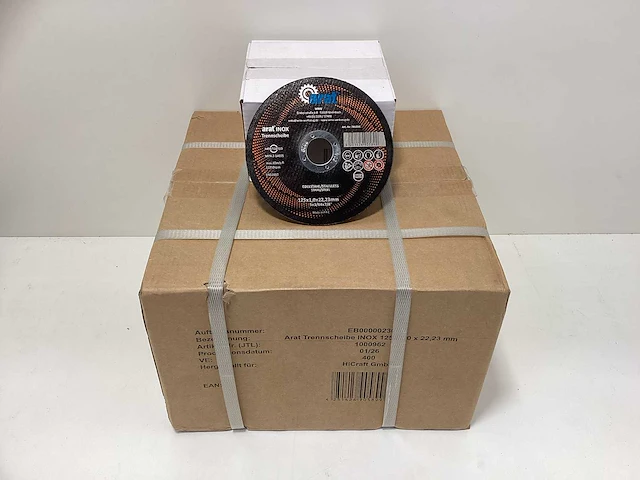 Arat doorslijpschijven 125mm (400x) - afbeelding 1 van  4