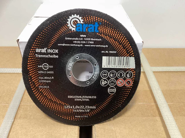 Arat doorslijpschijven 125mm (800x) - afbeelding 3 van  4