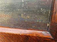 Arbeiders scène met hond, paneel, gesigneerd - afbeelding 4 van  4