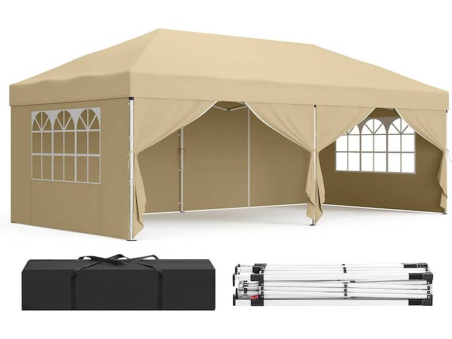Arbor, vouwtent, met zijmuren, 3 x 6 m - afbeelding 1 van  6