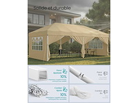Arbor, vouwtent, met zijmuren, 3 x 6 m - afbeelding 3 van  6