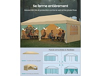 Arbor, vouwtent, met zijmuren, 3 x 6 m - afbeelding 6 van  6