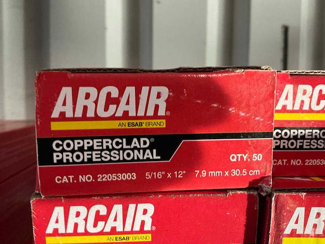 Arcair copperclad doos guts carbons (10x) - afbeelding 3 van  3