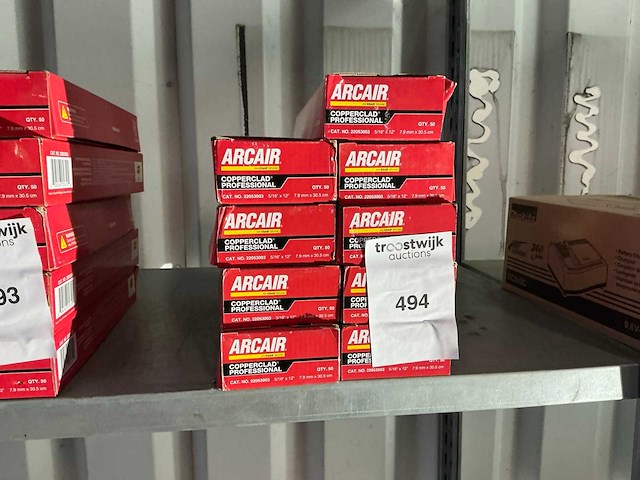 Arcair copperclad doos guts carbons (9x) - afbeelding 1 van  3