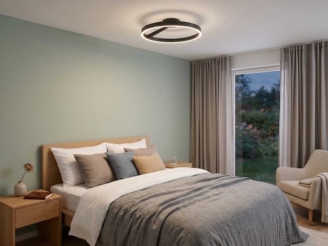 Arcao plafondlamp 60cm 40w led cct 3 kleur & 3 stappen dimmen(2x) - afbeelding 4 van  7